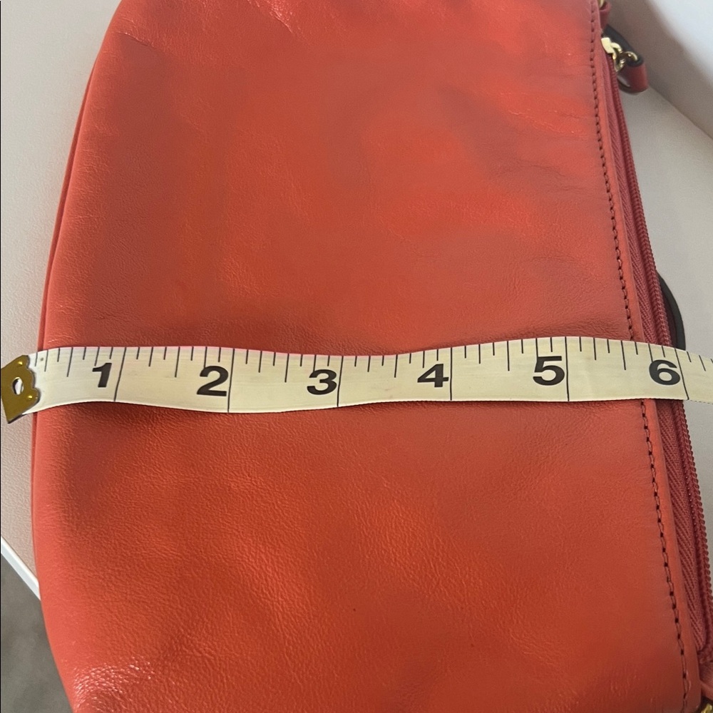 Coach Coral Leather Wristlet - Picture 5 of 8